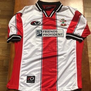 Vintage Southampton F.C. (Saints) home jersey from the 1999-2001 seasons NWOT